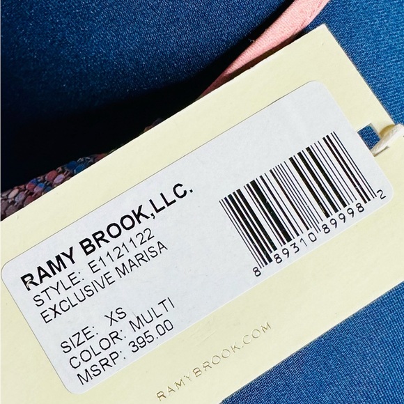 NEW! Ramy Brook Rainbow Chainmail Marisa Exclusive Top & Kate Mini Skirt Set - Picture 17 of 17